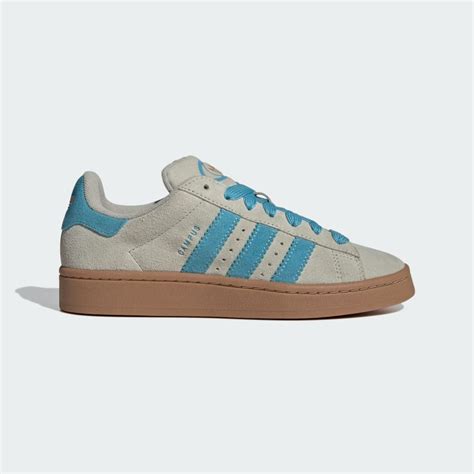 adidas campus beige met blauw